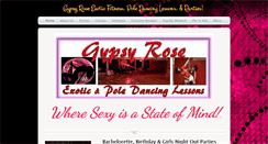 Desktop Screenshot of gypsyrosedancing.com