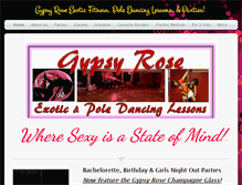 Tablet Screenshot of gypsyrosedancing.com